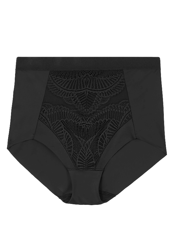 Medium Control Lace High Waisted Shaping Knickers