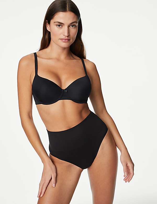 2pk Light Control Seamless High Leg Knickers - IL