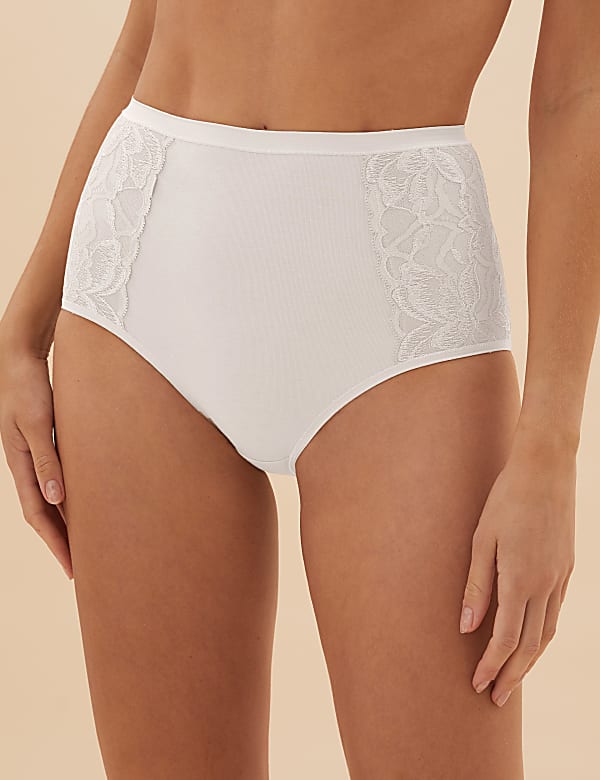 2pk Firm Control Wild Blooms Full Briefs