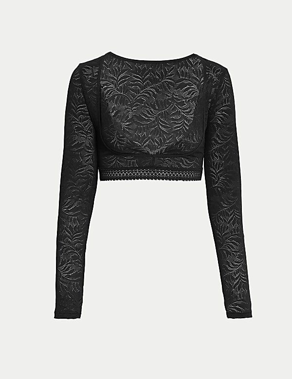 Mírně zpevňující krajkové bolerko s technologií Flexifit™ - CZ