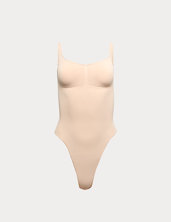 Figurformender, nahtloser Tanga-Body mit starkem Halt - DE