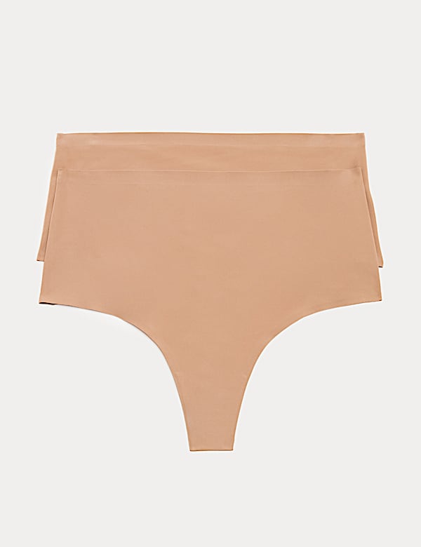 2 Pack Body Invisibles™ No VPL Shaping Thongs | SUNSTONE | Shapewear ...