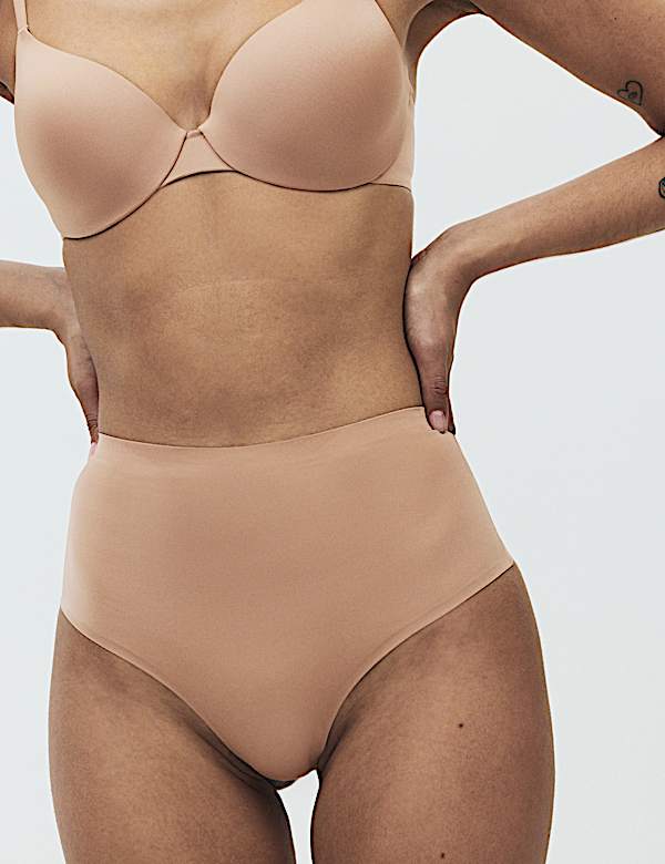 2 Pack Body Invisibles&trade; No VPL Shaping Thongs - HR