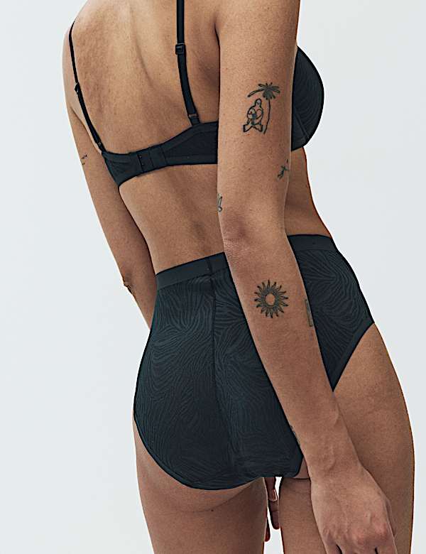 Body Lace High Waist Shaping Knickers - NL