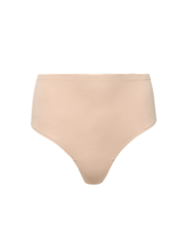 Cotton Rich Body Invisibles&trade; Shaping Thong