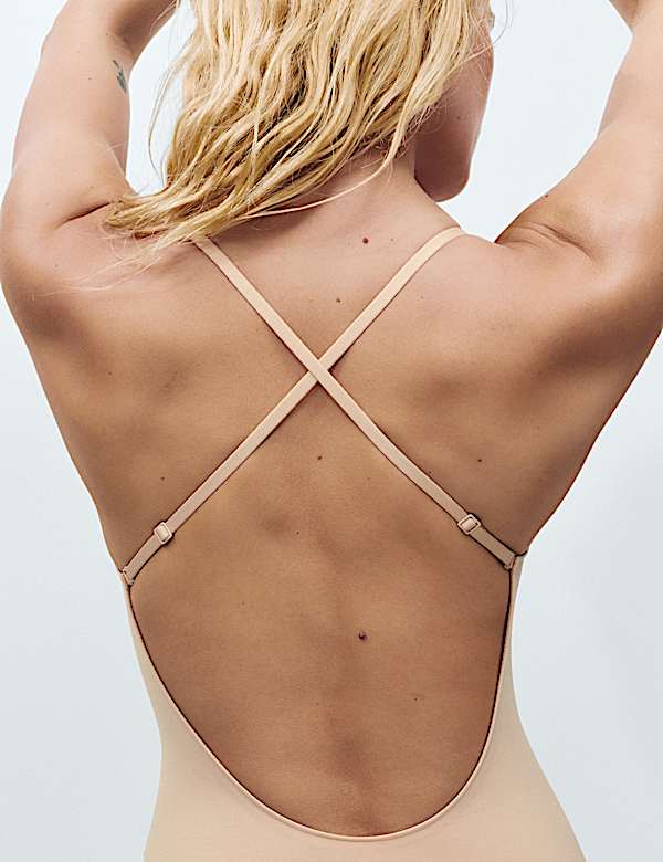 Body Invisibles&trade; Backless Thong Bodysuit - CA