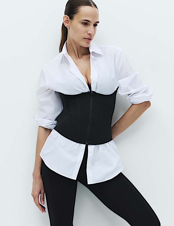 Body Sculpt Firm Control Zip Corset - LU