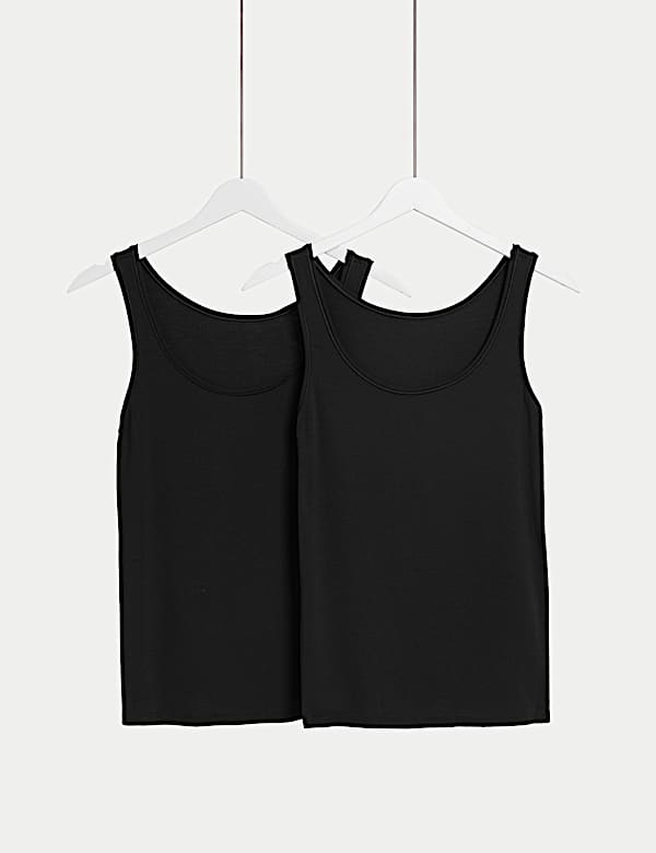 2pk Flexifit™ Modal Rich Vests - TW