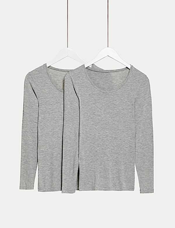 2pk Heatgen™ Thermal Long Sleeve Tops - TW