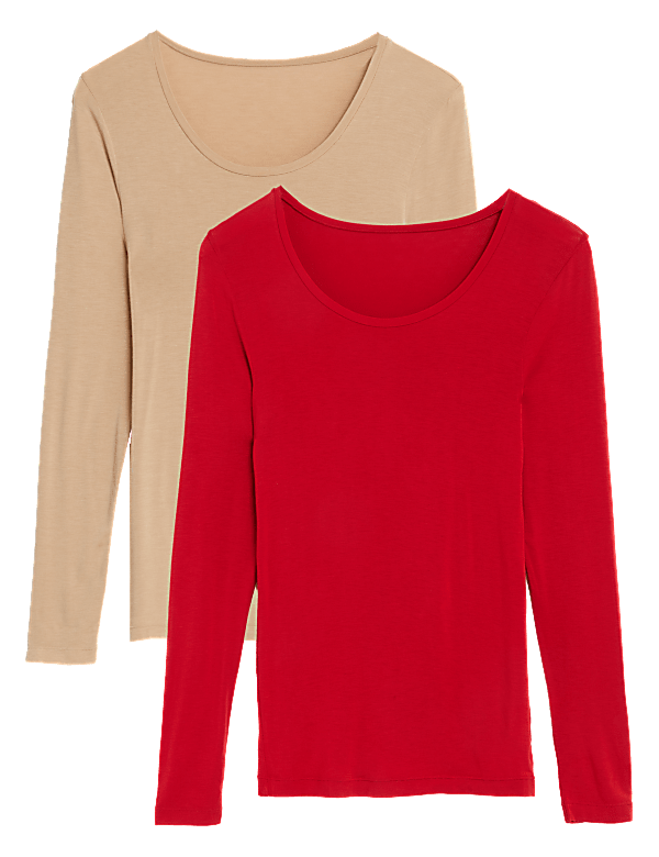 2pk Heatgen&trade; Thermal Long Sleeve Tops