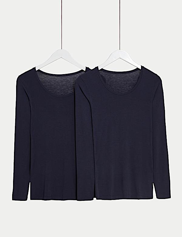 2pk Heatgen™ Thermal Long Sleeve Tops