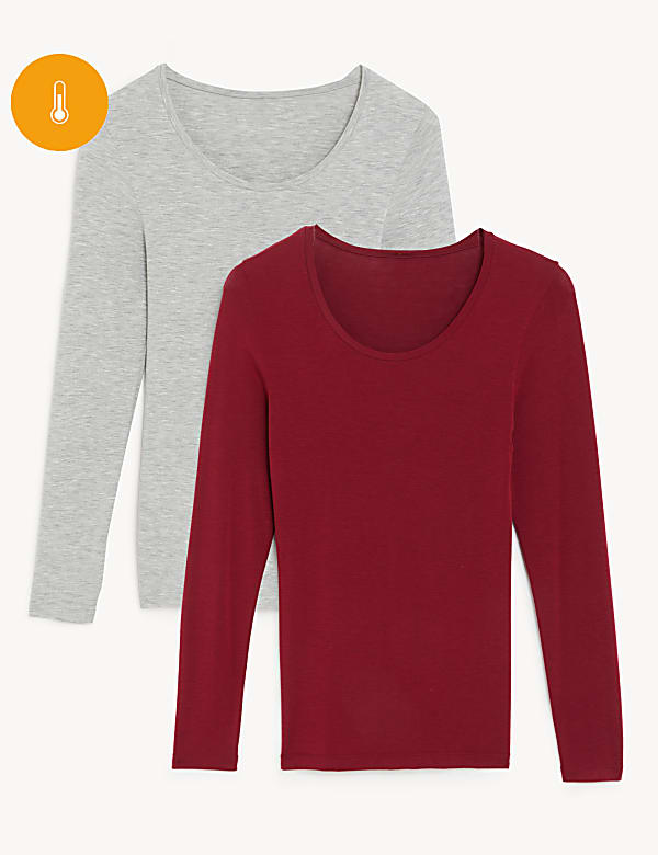 2pk Heatgen™ Thermal Long Sleeve Tops