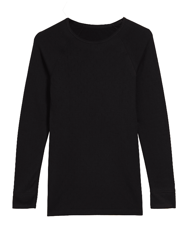 Plain Round Neck Thermal Top