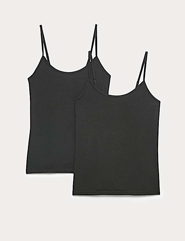 Lot de 2 maillots de corps thermiques Heatgen™ à bretelles - LU