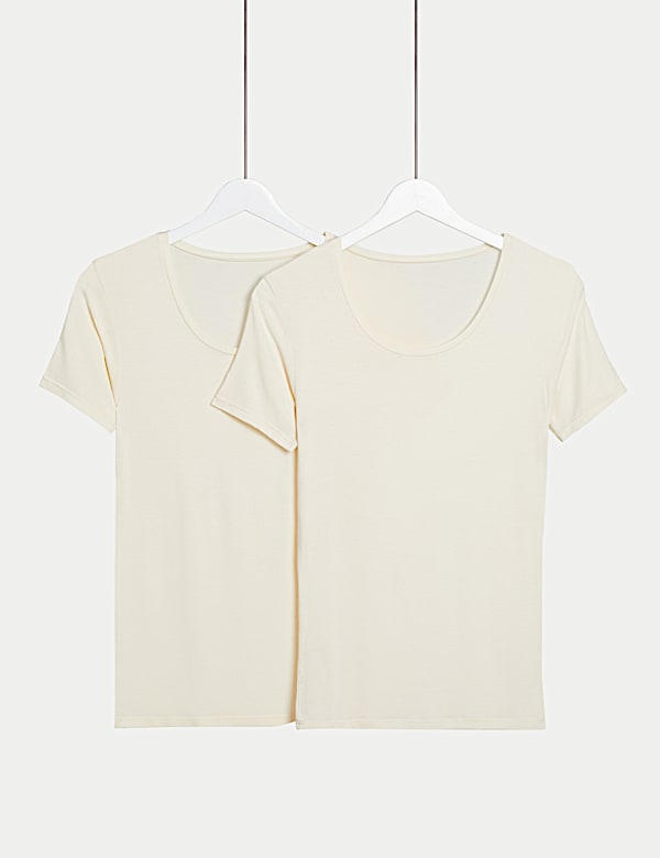 2pk Heatgen™ Thermal Short Sleeve Tops - JO