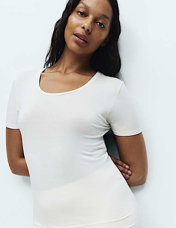 2er-Pack Kurzarm-Thermo-Oberteile mit Heatgen™ - DE