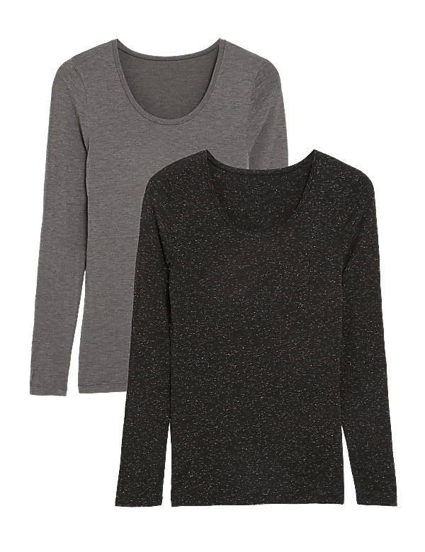 2pk Heatgen™ Thermal Sparkle Tops