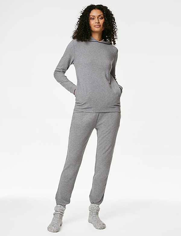 Μακρυμάνικο ισοθερμικό φούτερ Heatgen™ μέτριας θερμότητας με κουκούλα - GR