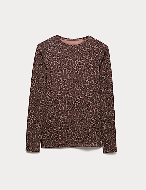 חולצת שרוול ארוך תרמית Heatgen™‎ בדרגת חום בינונית ובהדפס - IL