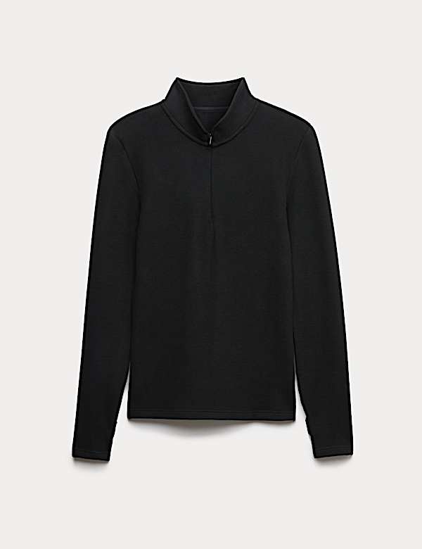 חולצת &trade;Heatgen תרמית בדרגת חום מקסימלית עם צווארון גבוה - IL