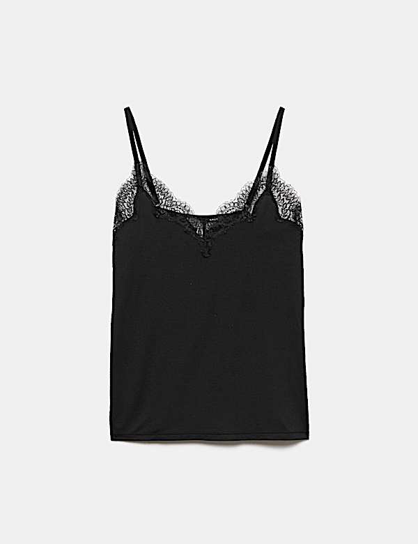 Modal Rich Thermal Vest Top with Cashmere - IT