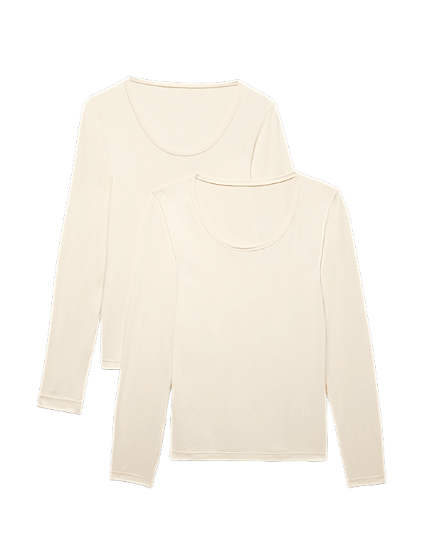 2 Pack Heatgen&trade; Light Thermal Long Sleeve Tops