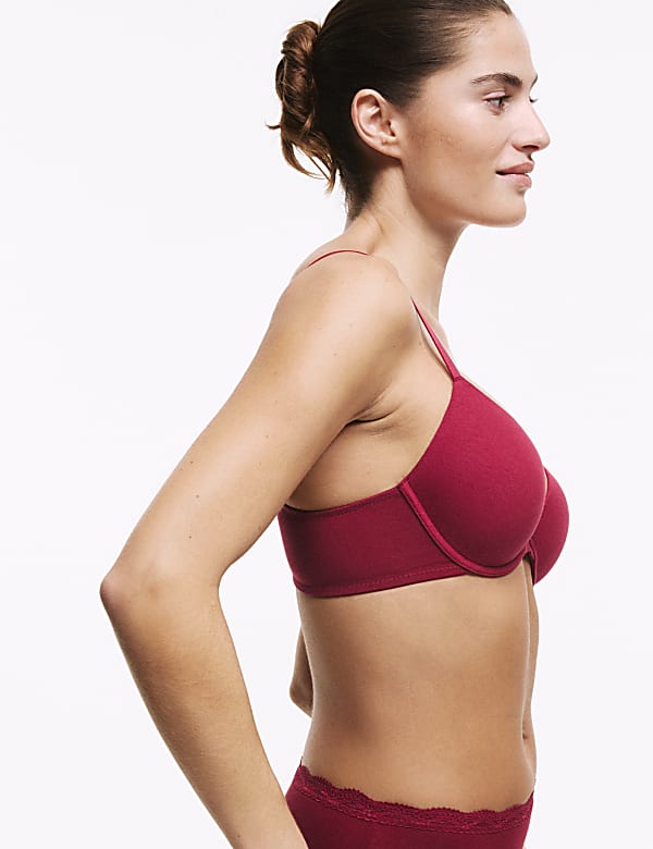 3pk Wired Plunge T-Shirt Bras A-E