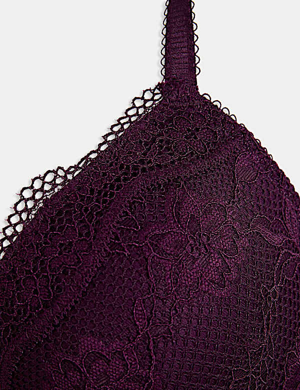 Jasmine Lace Wired Plunge Bra A-E