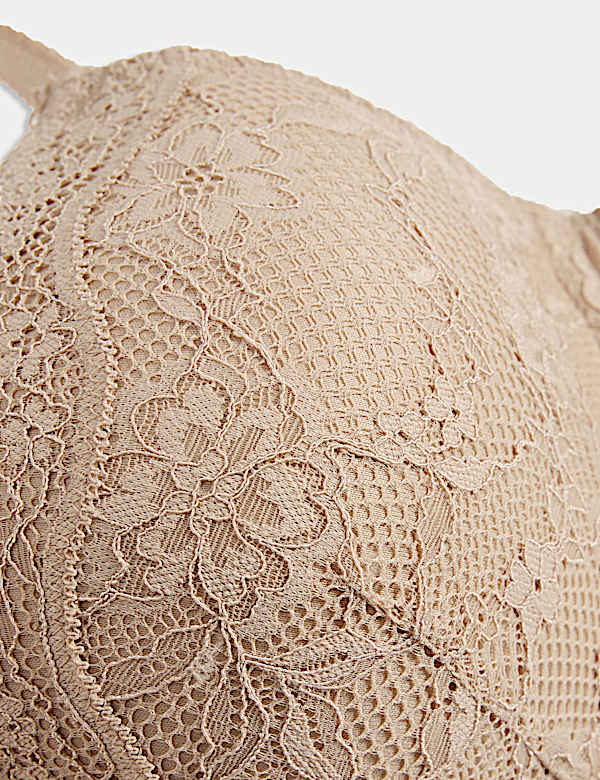 Jasmine Lace Wired Plunge Bra A-E