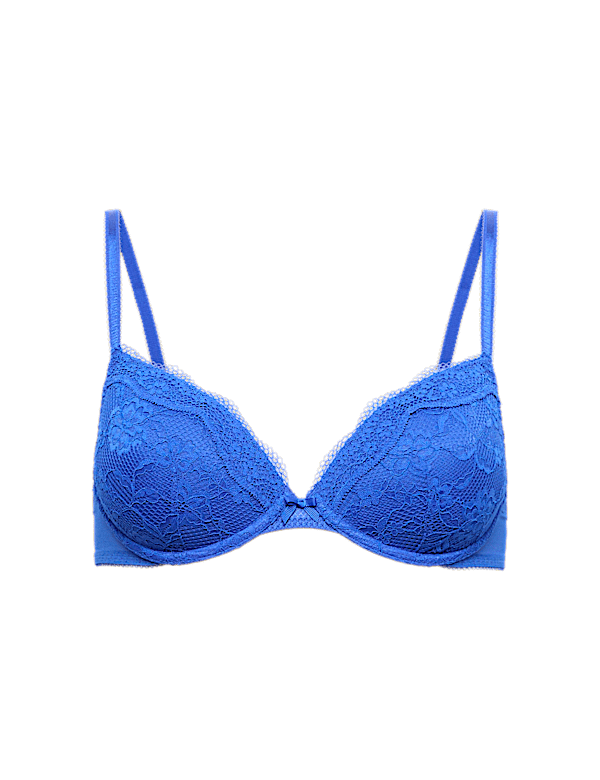 Jasmine Lace Wired Plunge Bra A-E