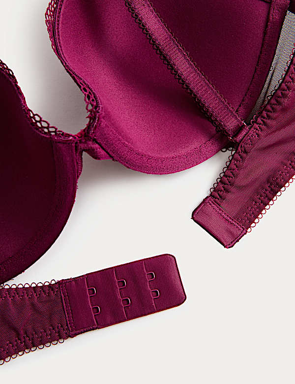 Jasmine Lace Wired Plunge Bra A-E