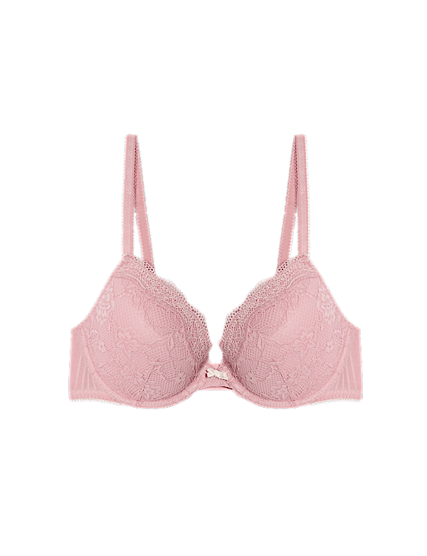 Jasmine Lace Wired Plunge Bra A-E