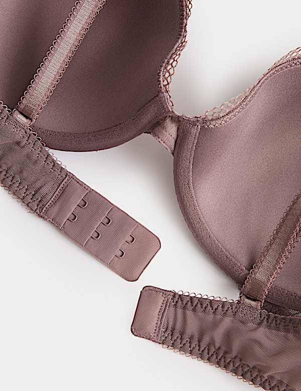 Jasmine Lace Wired Plunge Bra A-E