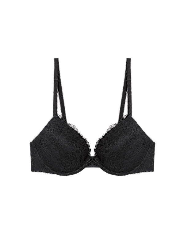 Jasmine Lace Wired Plunge Bra A-E