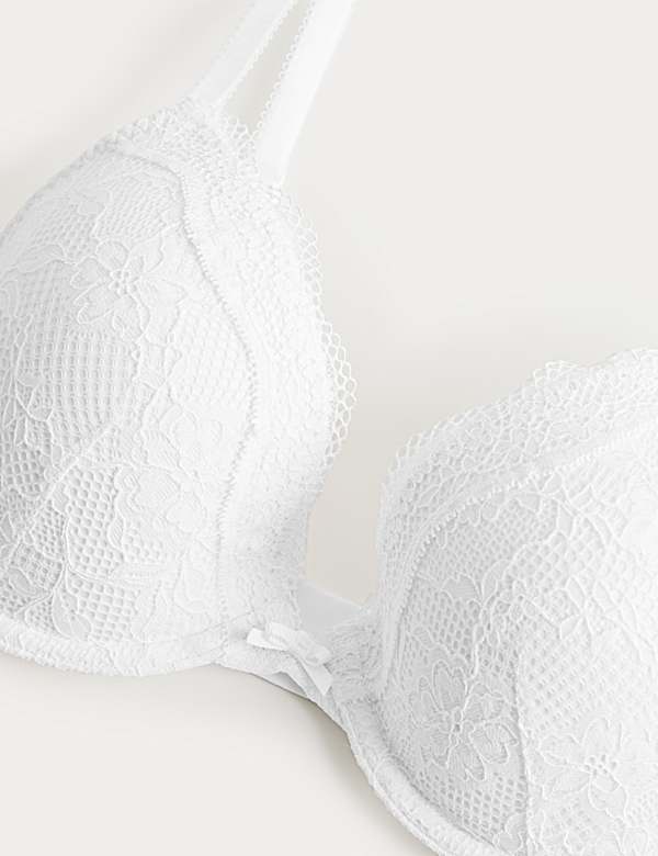 Jasmine Lace Wired Plunge Bra A-E