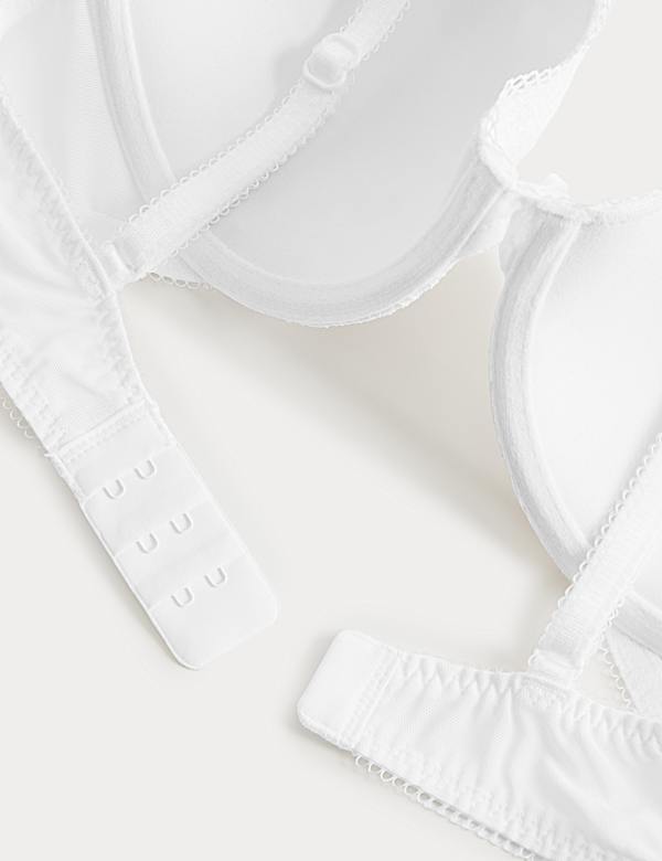 Jasmine Lace Wired Plunge Bra A-E