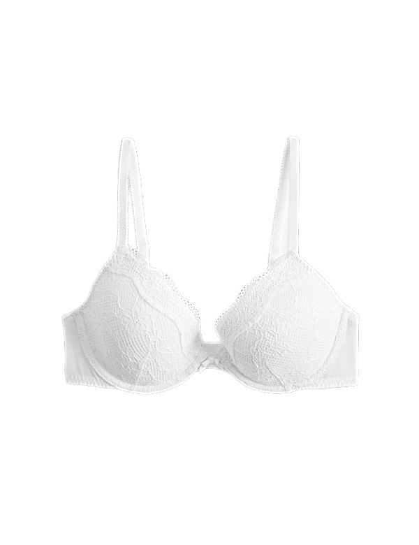 Jasmine Lace Wired Plunge Bra A-E