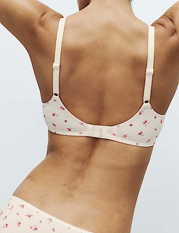 3pk Cotton Rich Wired T-Shirt Bras A-E