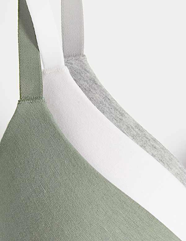 3pk Wired Full Cup T-Shirt Bras A-E