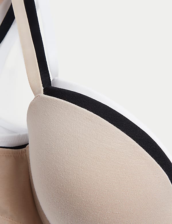3pk Wired Balcony Bras