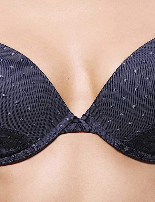 Amelia Lace Wired Plunge Bra (A-E)