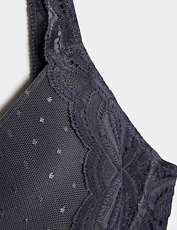 Amelia Lace Wired Plunge Bra (A-E)