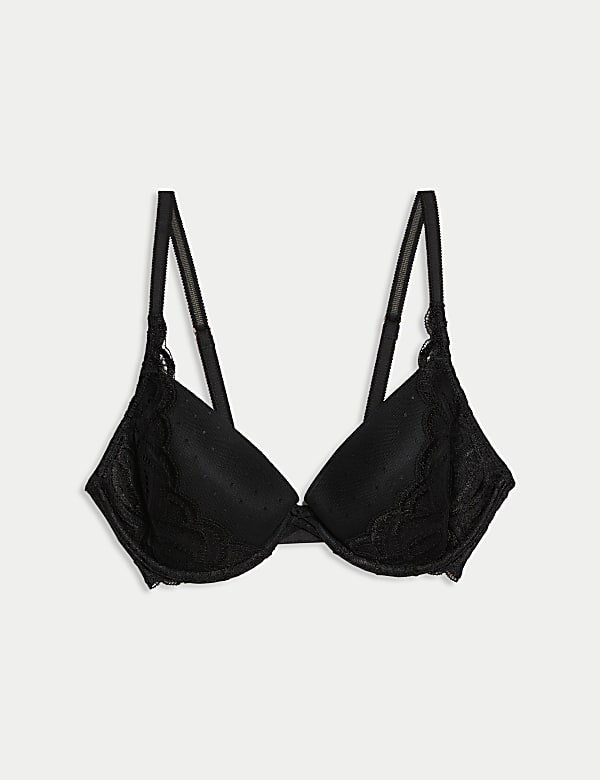 Amelia Lace Wired Plunge Bra (A-E) - DK