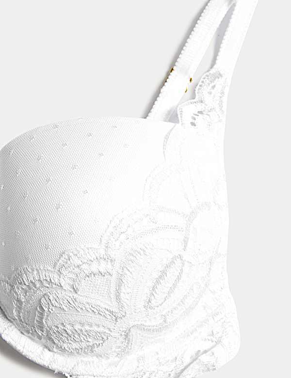 Amelia Lace Wired Plunge Bra (A-E)