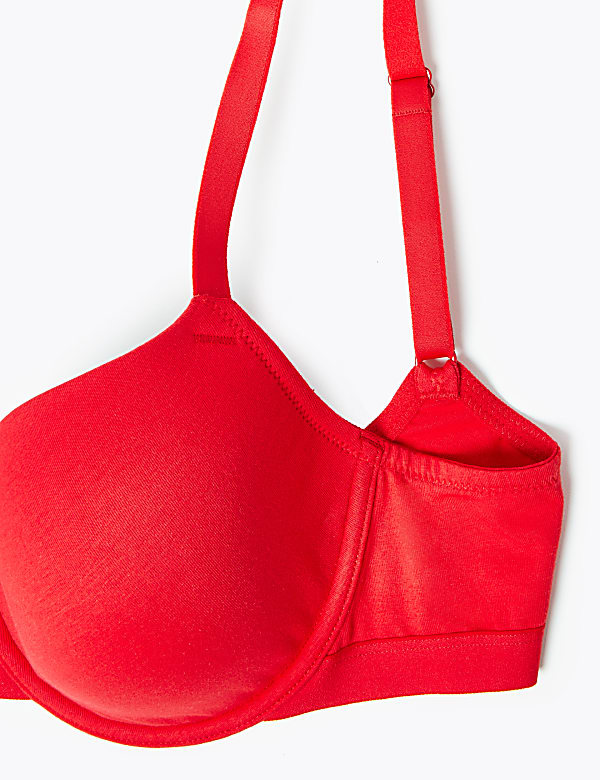 2pk Cotton Underwired Balcony Bras A-E