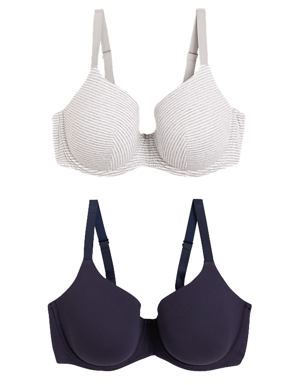 2pk Wired Full Cup Bras