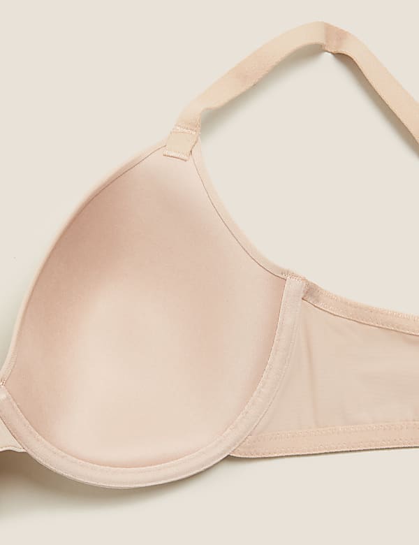 2pk Underwired Plunge T-Shirt Bras AA-D