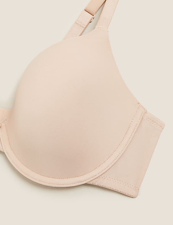 2pk Underwired Plunge T-Shirt Bras AA-D