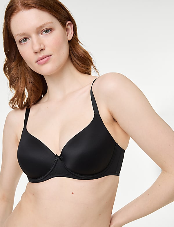 2 Pack Polyamide Mix Plain Bra