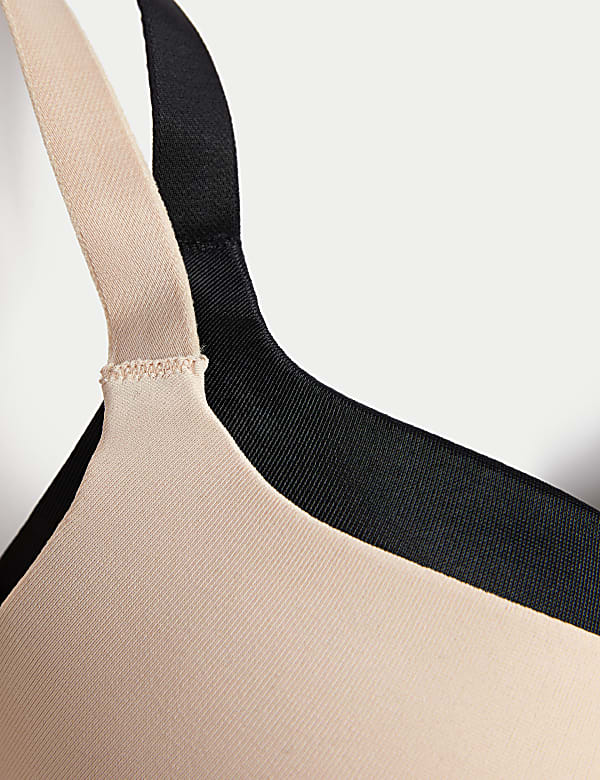 2 Pack Polyamide Mix Plain Bra